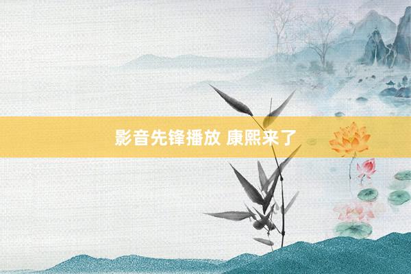 影音先锋播放 康熙来了