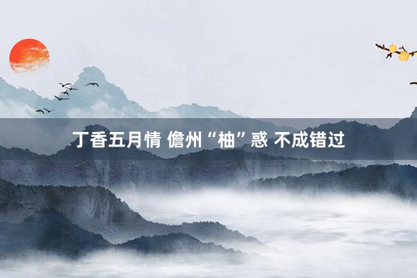 丁香五月情 儋州“柚”惑 不成错过
